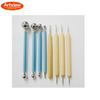 Artview 8Pcs Clay Sculpting Tools Set Ball Stylus embossing Pottery & Ceramics Tools DIY Arts Crafts lines Carving Modeling Tool gift