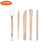 Artview 5Pcs Clay Ceramics Molding Tools Wood Knife Pottery Tool Practical