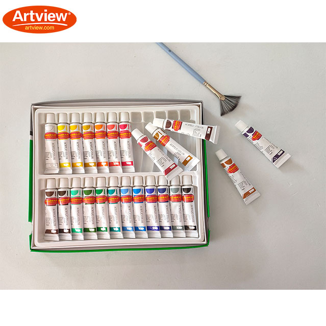 Acrylic Paint Set - 12ml x 24colors