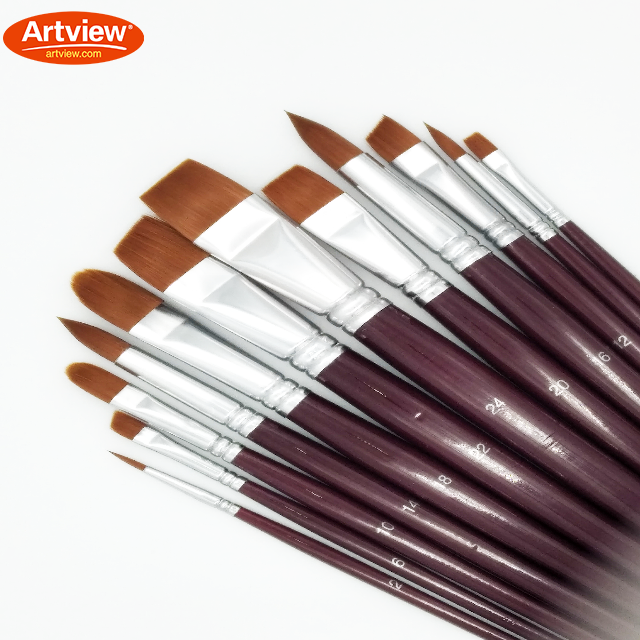 Brown Synthetic Brush