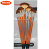 Triple-Colored Synthetic Brush